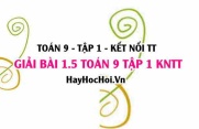 Giải 1.5 Toán 9 tập 1 SGK Kết nối tri thức